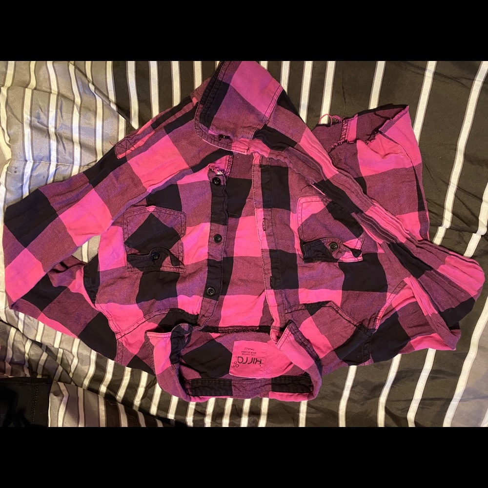 Crop flannel
